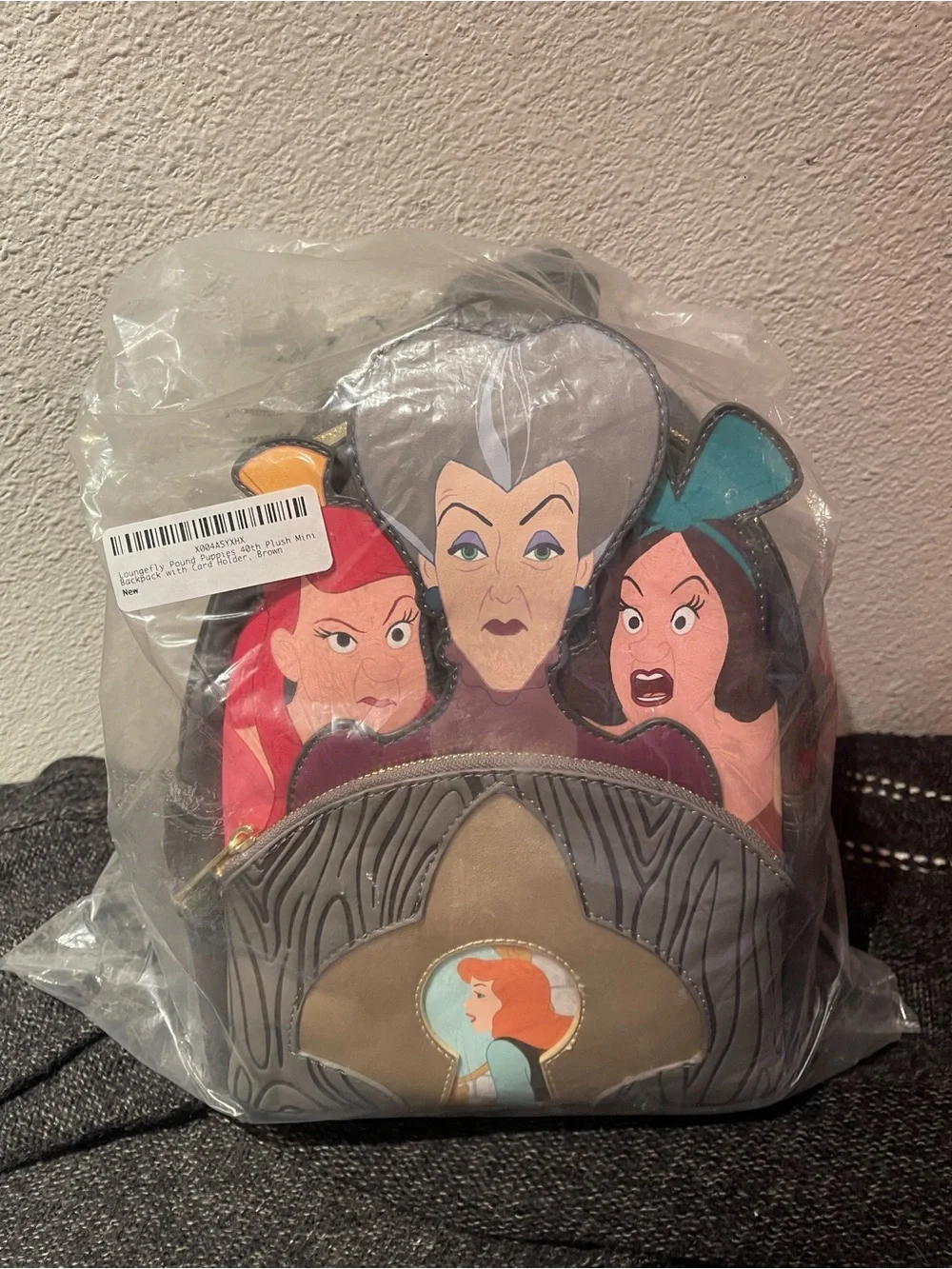 NWT Loungefly Disney Villains Scene Stepmother & Stepsisters Mini Backpack